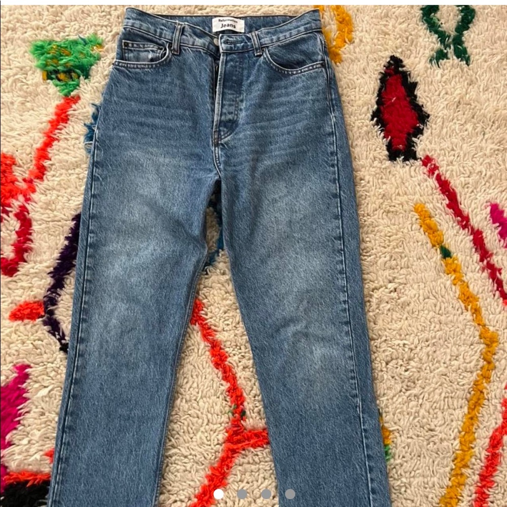 Reformation Cynthia Cropped Jeans in Colorado